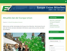 Tablet Screenshot of eu-muenchen.de